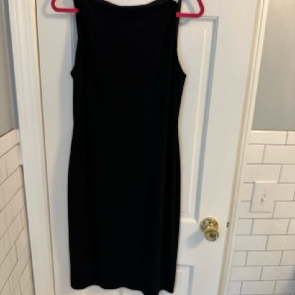 Elegant Black Sleeveless Dress - Laundry by Shelly Segal